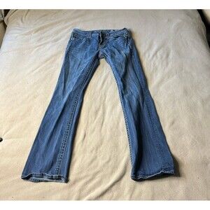 Miss Me Jeans Size 30 Boot Cut JP5181B4 Fleur-de-Lis Embroidered Pocket